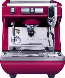 КОФЕМАШИНА РОЖКОВАЯ NUOVA SIMONELLI APPIA LIFE 1 GR S 220V ВЫСОКАЯ ГРУППА ПОЛУАВТОМАТ КРАСНАЯ