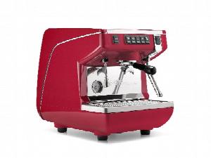 КОФЕМАШИНА РОЖКОВАЯ NUOVA SIMONELLI APPIA LIFE 1 GR V 220V ВЫСОКАЯ ГРУППА АВТОМАТ КРАСНАЯ