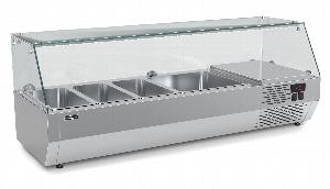ВИТРИНА ХОЛОДИЛЬНАЯ НАСТОЛЬНАЯ A40 SM 1,2-G (3 GN1/3+1 GN1/2)