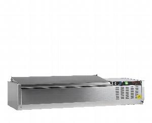 ВИТРИНА ХОЛОДИЛЬНАЯ НАСТОЛЬНАЯ TEFCOLD GVC38-120 S/S C НЕРЖАВЕЮЩЕЙ КРЫШКОЙ
