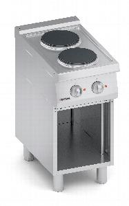 ПЛИТА 2 КОНФОРОЧНАЯ 700 СЕРИИ VEROTERM VT7CUE05VV С ОТКРЫТЫМ ШКАФОМ