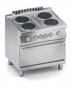ПЛИТА 4 КОНФОРОЧНАЯ 700 СЕРИИ VEROTERM VT7CUE10FF С ДУХОВЫМ ШКАФОМ
